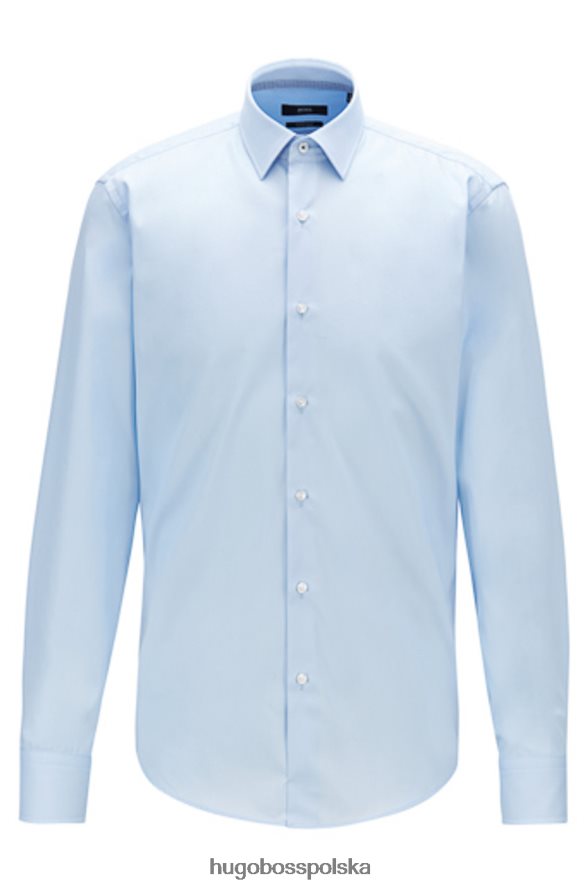 Hugo Boss koszula biznesowa Gelson 50410524 biała biały/niebieski/granatowy R0X0H6416