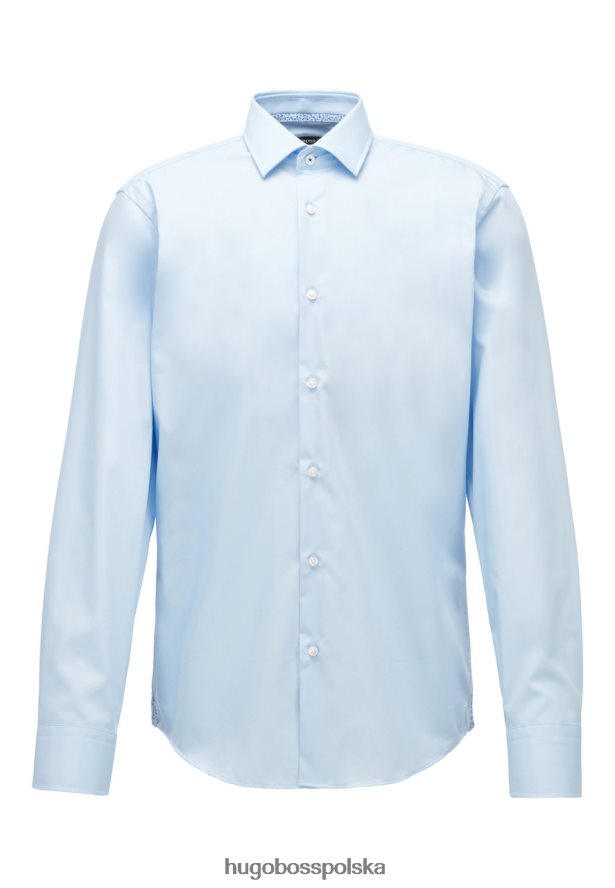 Hugo Boss koszula biznesowa Gelson - 50428224 biała biały/niebo/granatowy R0X0H6371