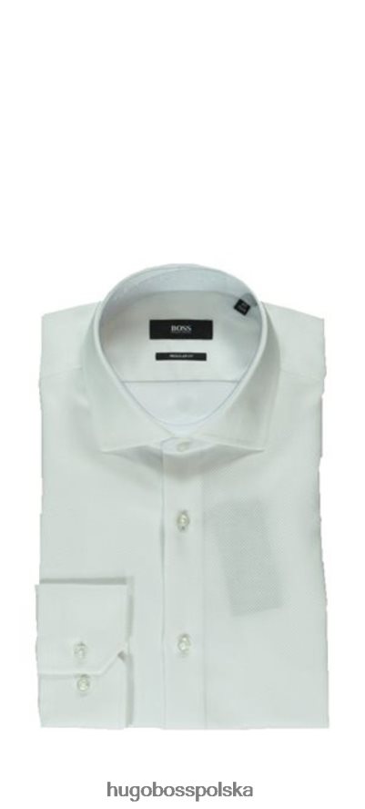 Hugo Boss koszula biznesowa Gordon 50410447 biała biały R0X0H6367