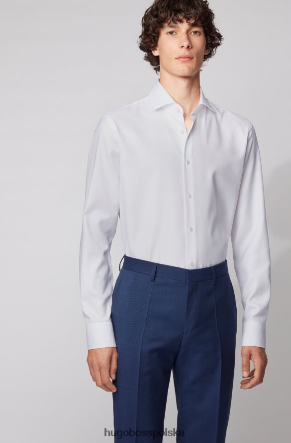 Hugo Boss koszula biznesowa Gordon 50410447 biała biały R0X0H6367
