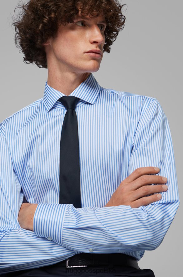 Hugo Boss koszula biznesowa Gordon 50415552 niebo niebo/marynarka R0X0H6384