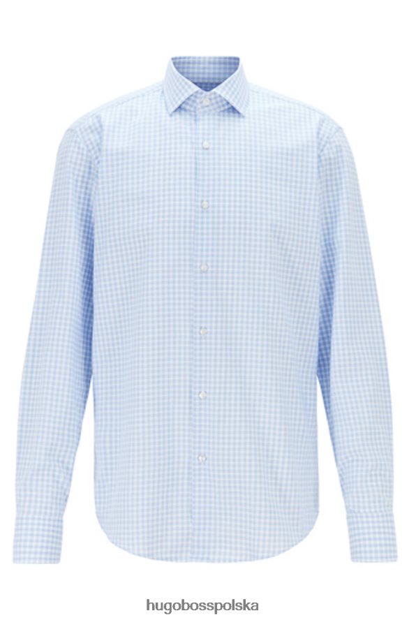 Hugo Boss koszula biznesowa Gordon 50415554 niebo błękitny/czerwony/granatowy R0X0H6414