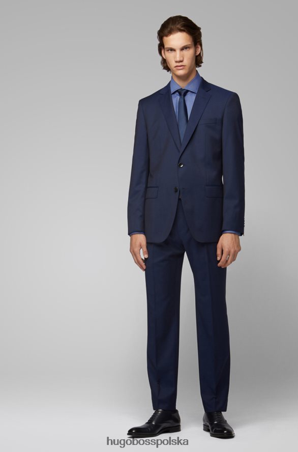 Hugo Boss koszula biznesowa Gordon 50416083 granatowa marynarka wojenna R0X0H6382