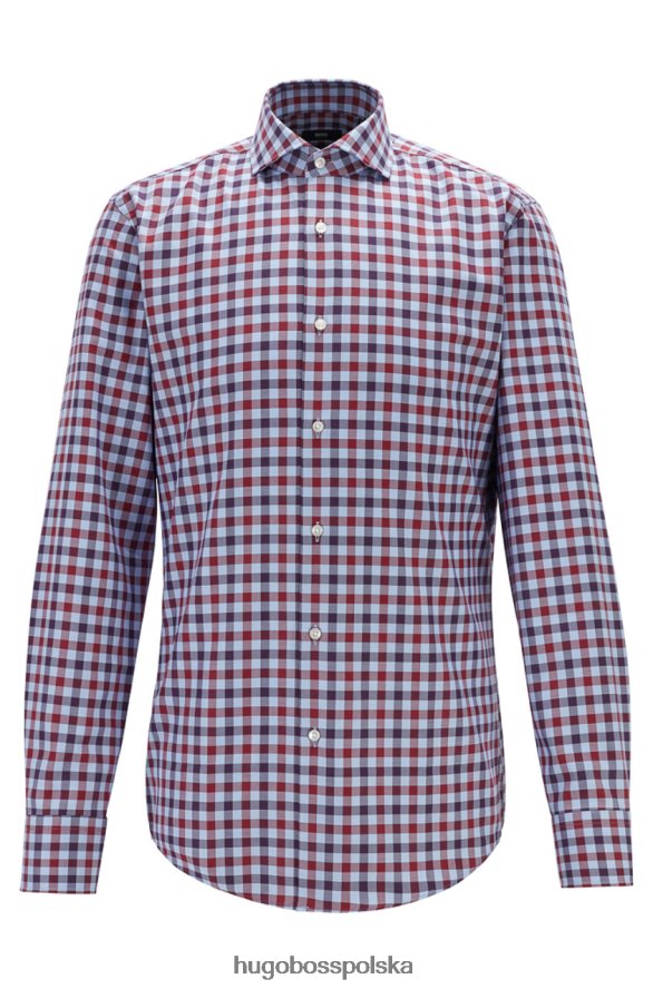 Hugo Boss koszula biznesowa jason 50415749 granatowa granatowy/czerwony R0X0H6383