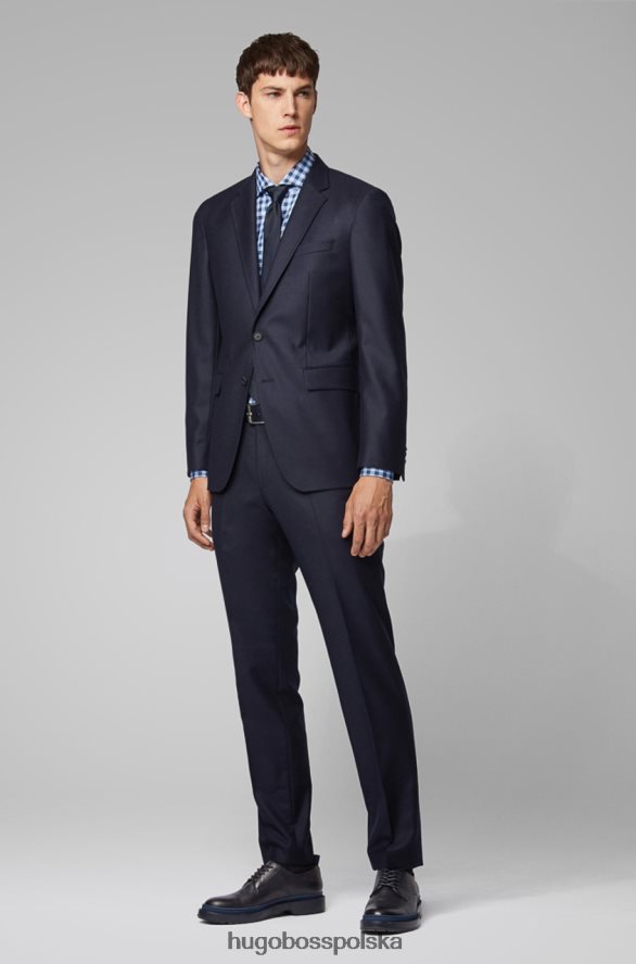 Hugo Boss koszula biznesowa jason 50415749 granatowa granatowy/czerwony R0X0H6383