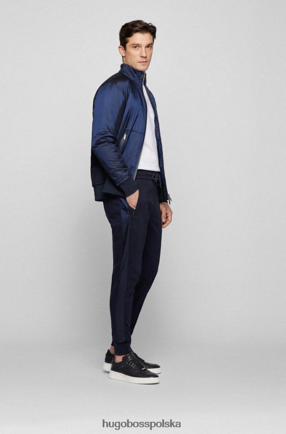 Hugo Boss x kurtka porsche shepherd 50466091 ciemnoniebieska ciemny niebieski R0X0H658