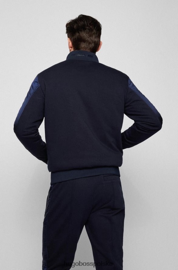Hugo Boss x kurtka porsche shepherd 50466091 ciemnoniebieska ciemny niebieski R0X0H658