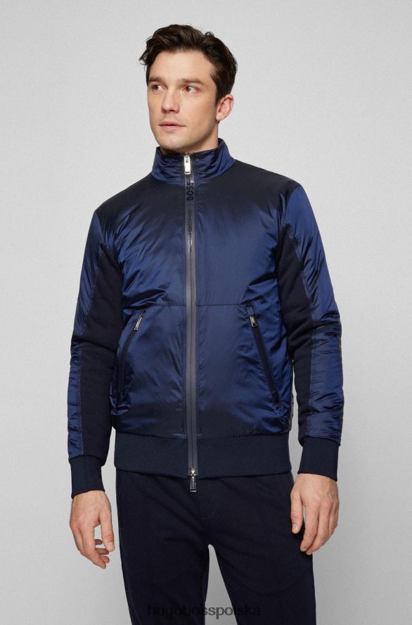 Hugo Boss x kurtka porsche shepherd 50466091 ciemnoniebieska ciemny niebieski R0X0H658