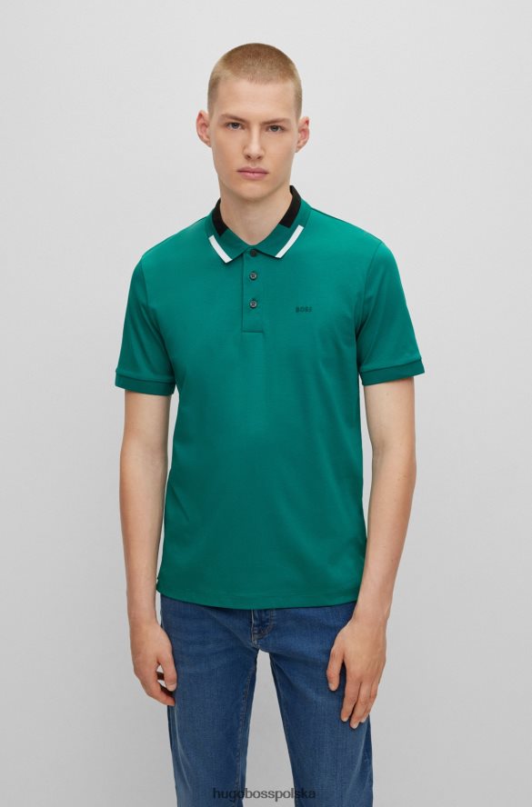 Hugo Boss Koszulka polo hugo slim-fit z merceryzowanej bawełny w kolorze jasnozielonym jasnozielony R0X0H62031