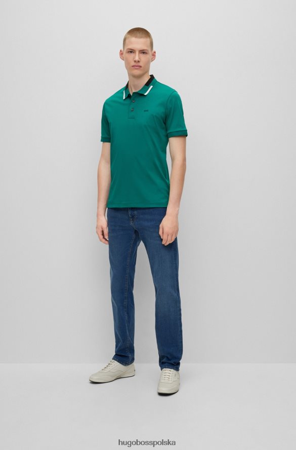 Hugo Boss Koszulka polo hugo slim-fit z merceryzowanej bawełny w kolorze jasnozielonym jasnozielony R0X0H62031