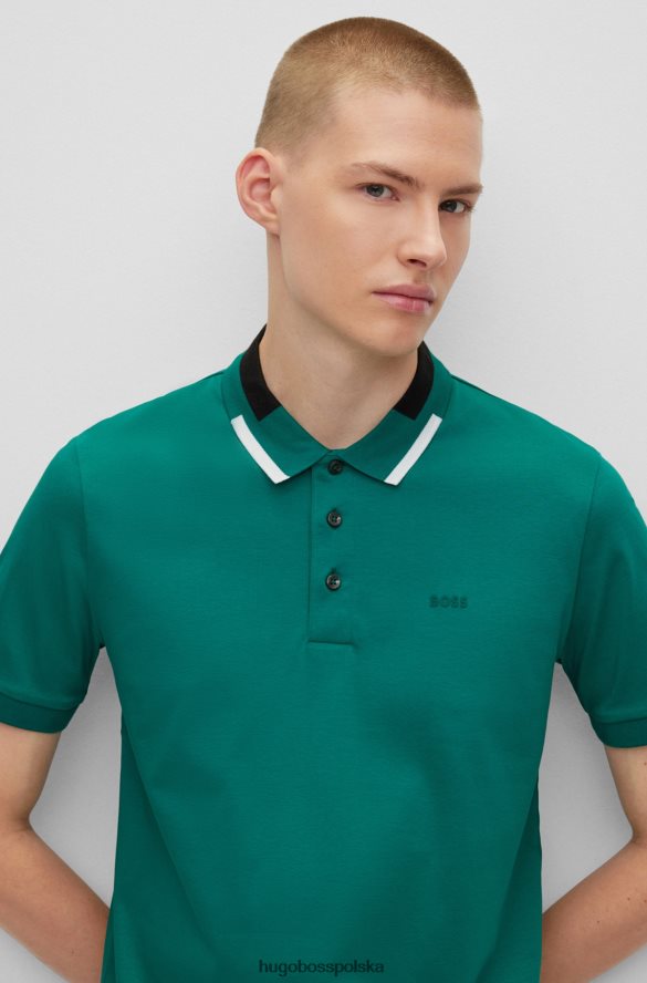 Hugo Boss Koszulka polo hugo slim-fit z merceryzowanej bawełny w kolorze jasnozielonym jasnozielony R0X0H62031