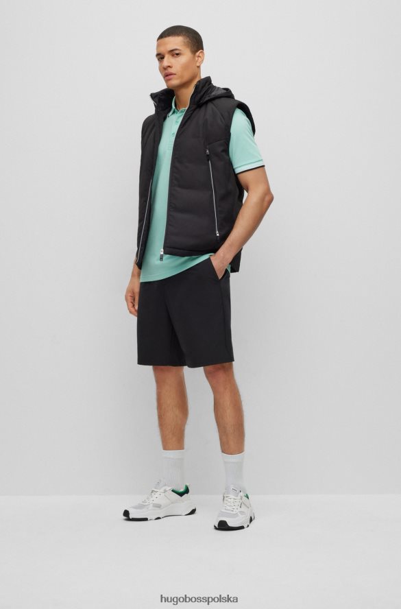 Hugo Boss Koszulka polo hugo z bawełny organicznej z zakrzywionym logo w kolorze jasnozielonym jasnozielony R0X0H61210