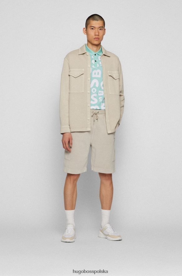 Hugo Boss Koszulka polo z nadrukiem logo, wykonana z merceryzowanej bawełny hugo w kolorze jasnozielonym jasnozielony R0X0H63934