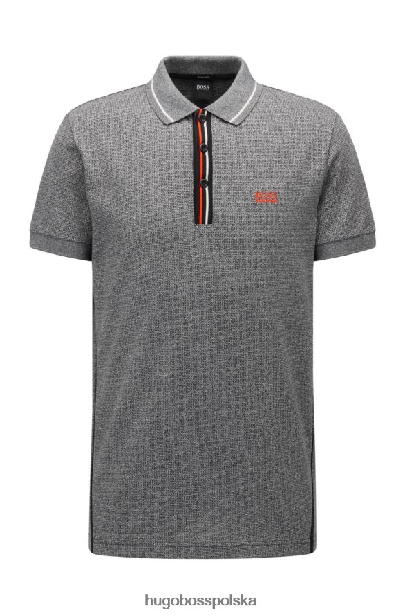 Hugo Boss koszulka polo paddy2 50456114 czarna czarny/granatowy R0X0H6208