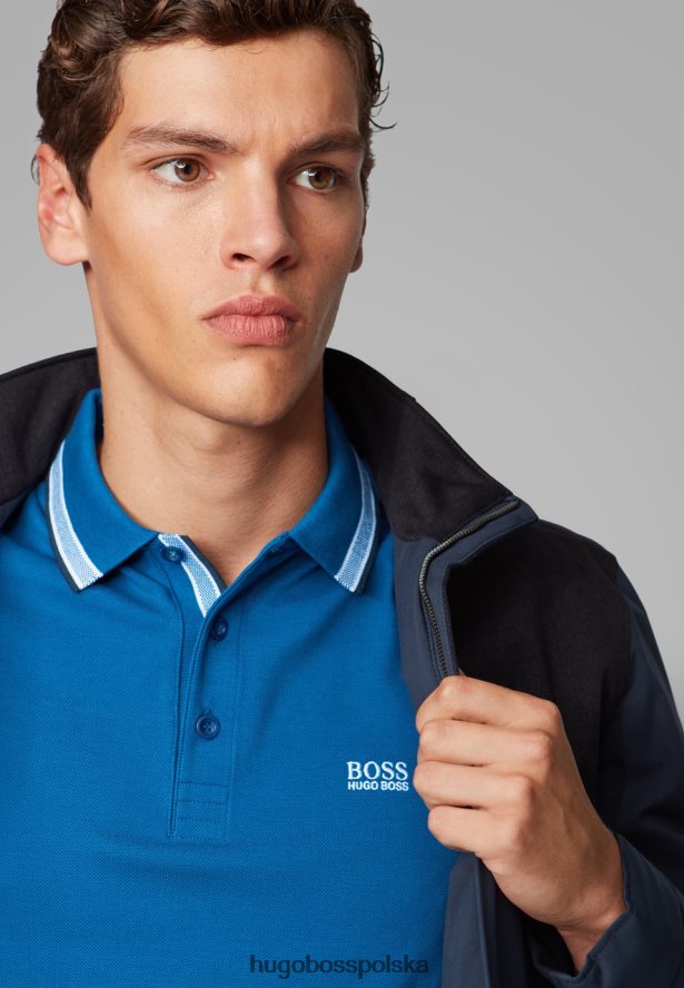 Hugo Boss koszulka polo paddy nr - 50198254 niebieska niebieski/biały/granatowy/czerwony R0X0H6365