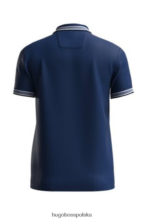 Hugo Boss koszulka polo paddy nr - 50198254 niebieska niebieski/biały/granatowy/czerwony R0X0H6365