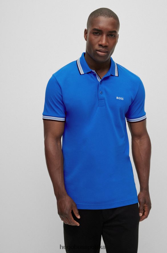Hugo Boss koszulka polo paddy nr 50469055 niebieska niebieski/granatowy/czerwony/biały R0X0H6131