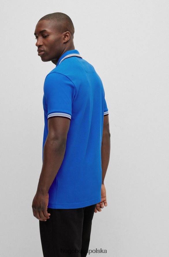 Hugo Boss koszulka polo paddy nr 50469055 niebieska niebieski/granatowy/czerwony/biały R0X0H6131