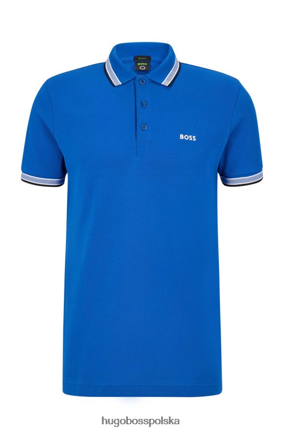 Hugo Boss koszulka polo paddy nr 50469055 niebieska niebieski/granatowy/czerwony/biały R0X0H6131