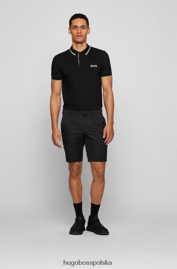 Hugo Boss koszulka polo paddy pro nr 50469102 czarna czarny R0X0H6130