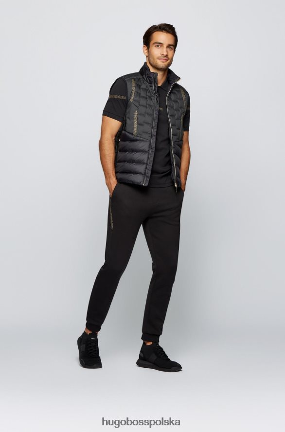 Hugo Boss koszulka polo paul pixel 50464578 czarna czarny/granatowy R0X0H6207