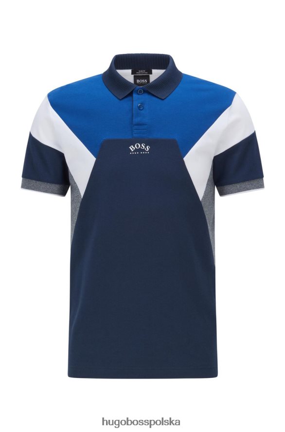 Hugo Boss koszulka polo paule1 50457042 zielona zielono-niebieski R0X0H6200