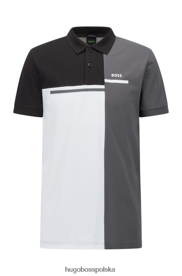 Hugo Boss polo paddy5 50466427 ciemnoszary ciemno szary R0X0H692
