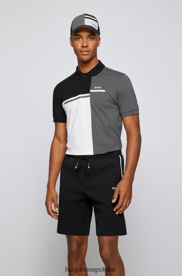 Hugo Boss polo paddy5 50466427 ciemnoszary ciemno szary R0X0H692