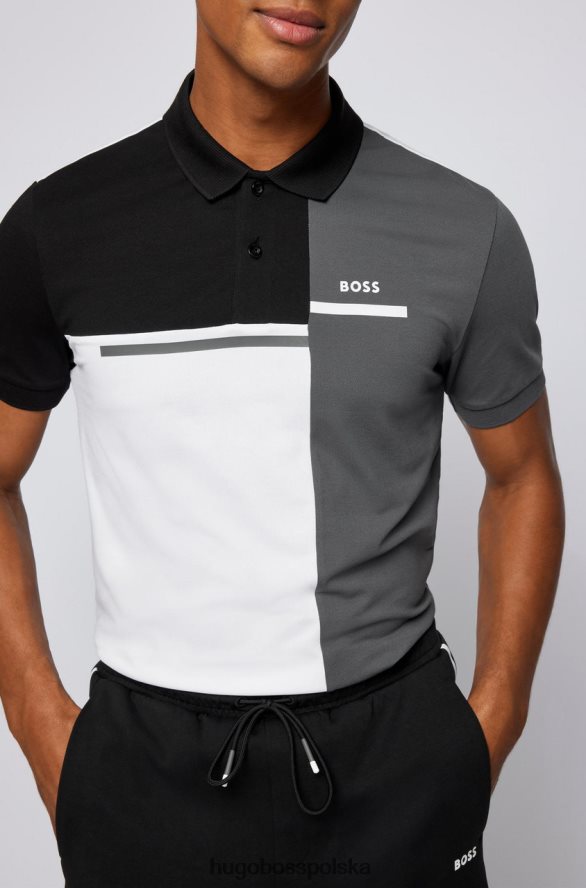 Hugo Boss polo paddy5 50466427 ciemnoszary ciemno szary R0X0H692