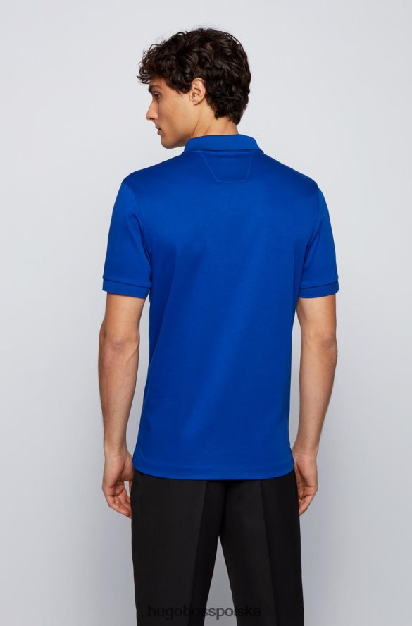 Hugo Boss x porsche s/s polo polston 50449394 niebieski niebiesko-czarny R0X0H6895