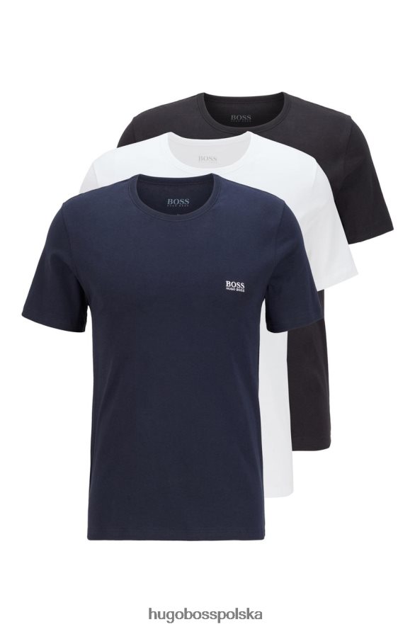 Hugo Boss Koszulka 3 szt. rn 50325887 czarna czarny/biały/granatowy R0X0H6184