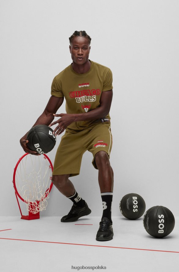 Hugo Boss Koszulka NBA z elastycznej bawełny byki NBA R0X0H61779