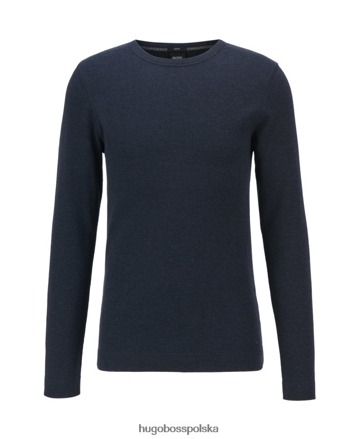 Hugo Boss Koszulka l/s tempest 50401846 zielona zielony/niebieski/naturalny R0X0H6376