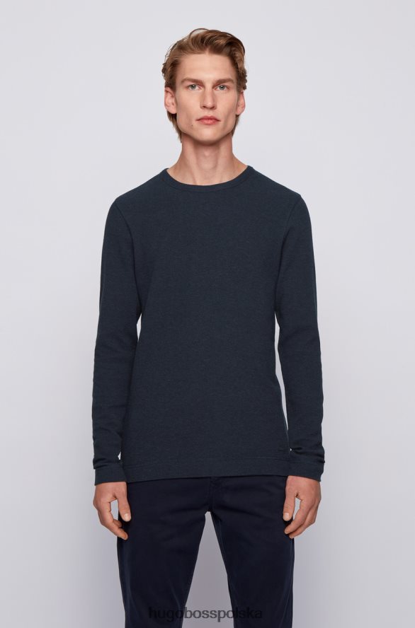 Hugo Boss Koszulka l/s tempest 50401846 zielona zielony/niebieski/naturalny R0X0H6376