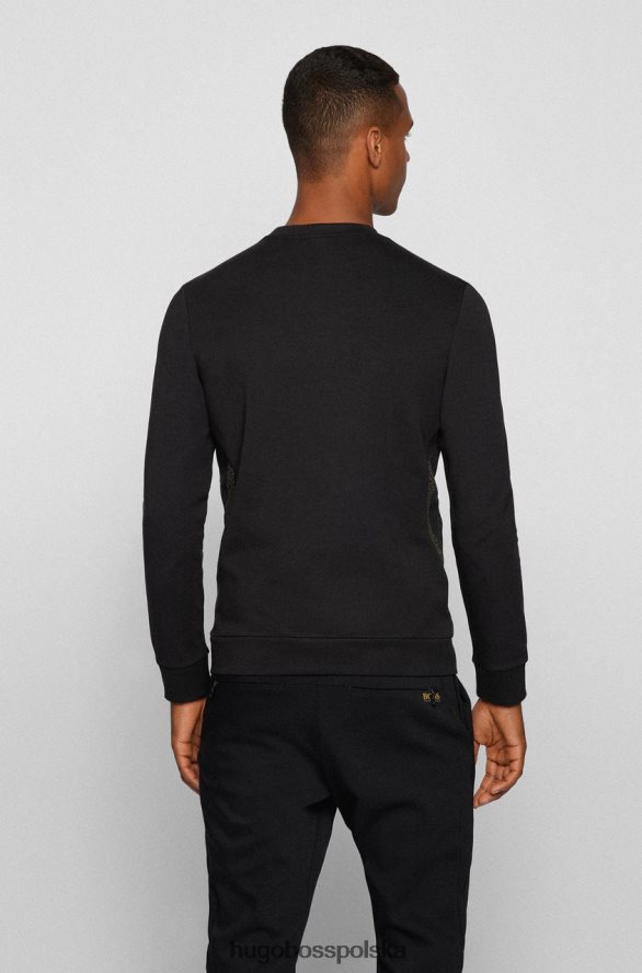 Hugo Boss Kultowe salbo z okrągłym dekoltem 50456419 granatowe granatowy/czarny/biały R0X0H6215