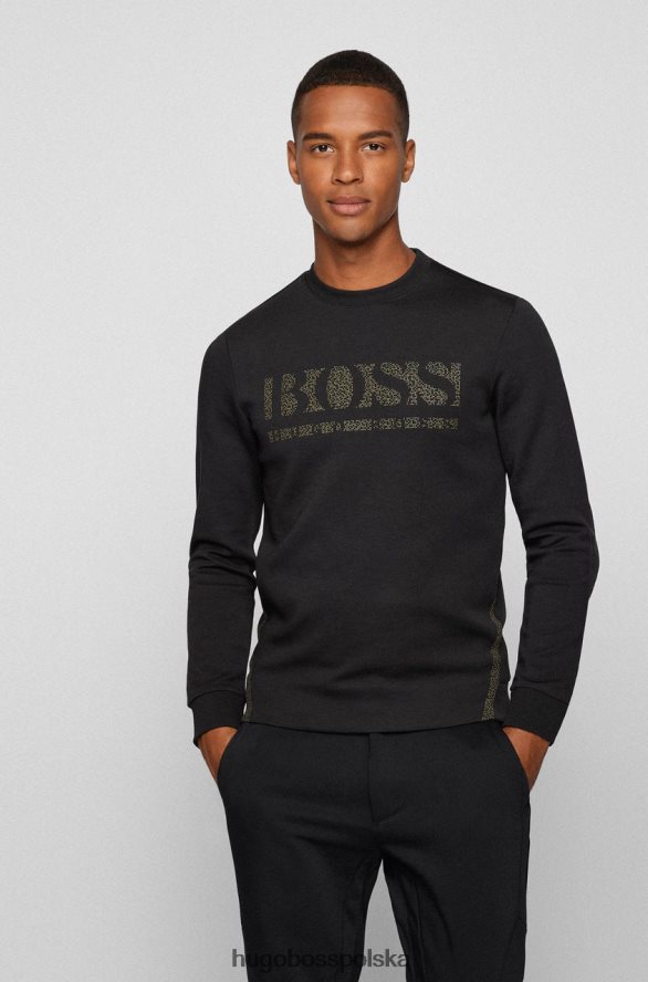 Hugo Boss Kultowe salbo z okrągłym dekoltem 50456419 granatowe granatowy/czarny/biały R0X0H6215