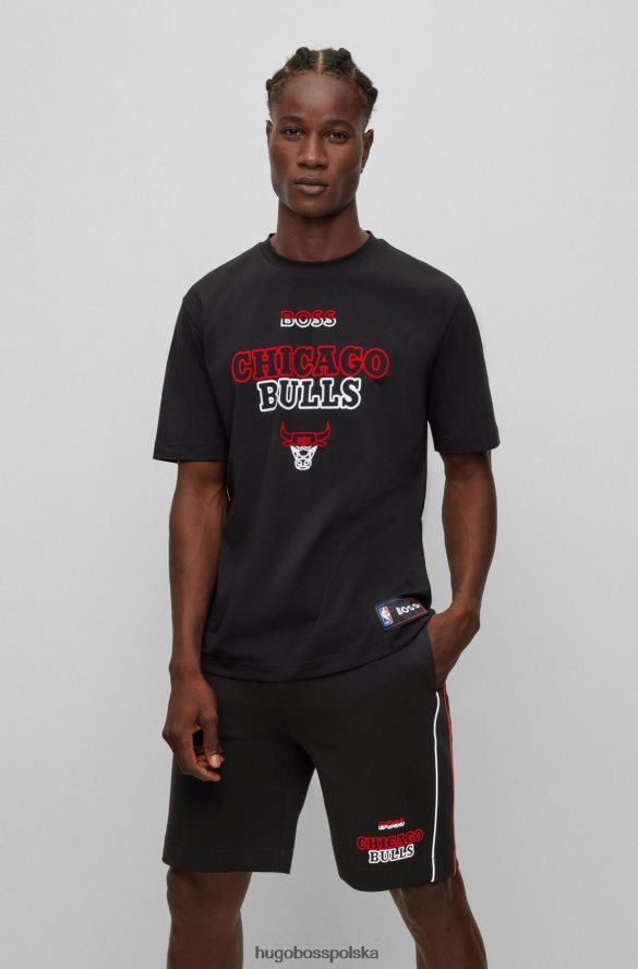 Hugo Boss & NBA T-shirt z elastycznej bawełny byki NBA R0X0H61787
