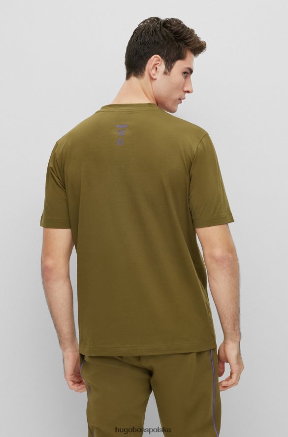 Hugo Boss NBA i koszulka z rozciągliwej bawełny Lakers z NBA R0X0H61780