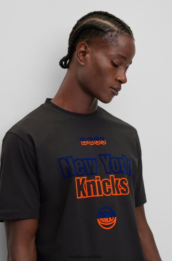 Hugo Boss Nowa koszulka & NBA z elastycznej bawełny knicks NBA R0X0H61786
