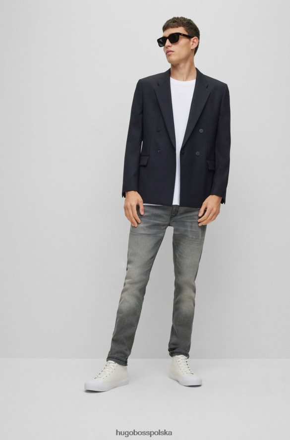 Hugo Boss T-shirt z bawełnianego jerseyu z nadrukiem logo w kolorze białym hugo biały R0X0H61662