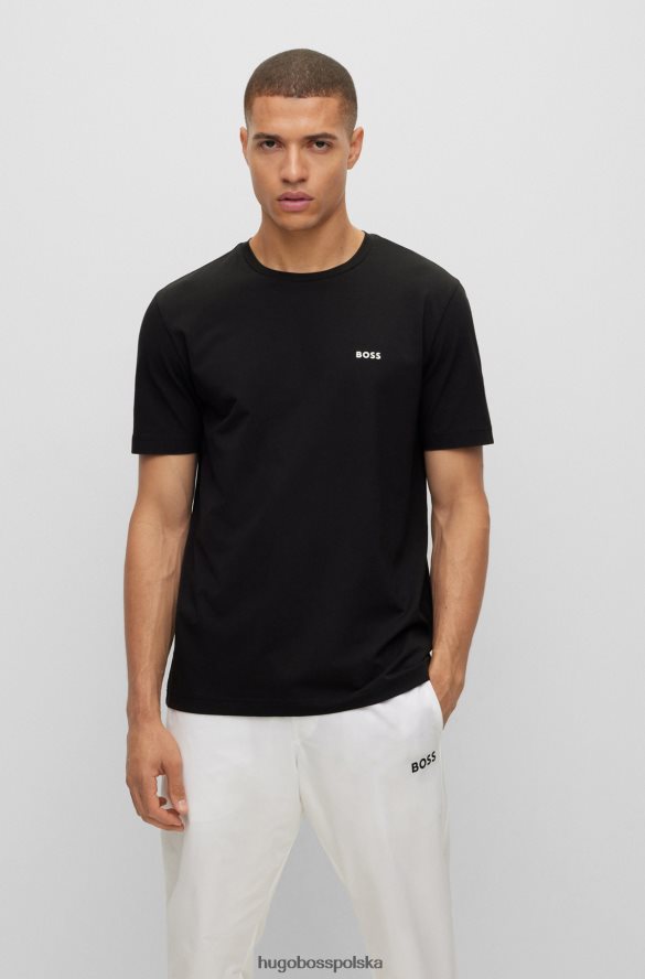 Hugo Boss hugo dwupak koszulek z logo z elastycznej bawełny ze wzorem wzorzyste R0X0H63630