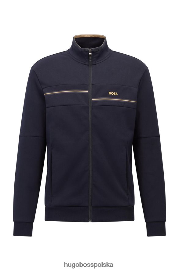 Hugo Boss jersey skaz 50465937 ciemnoniebieski ciemnoniebieski/beżowy R0X0H6101