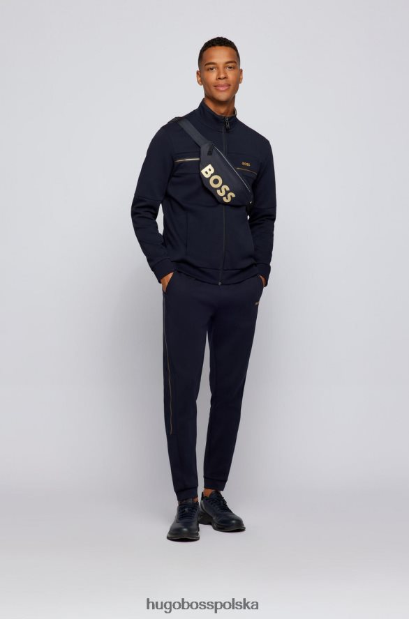 Hugo Boss jersey skaz 50465937 ciemnoniebieski ciemnoniebieski/beżowy R0X0H6101