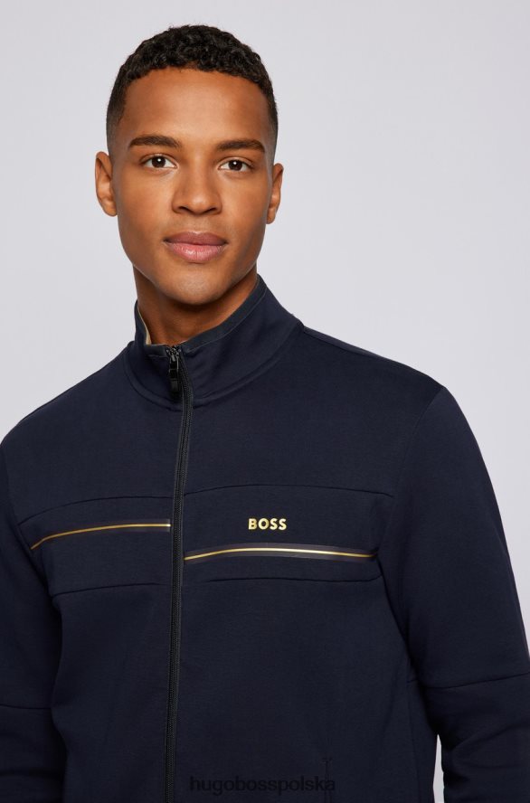 Hugo Boss jersey skaz 50465937 ciemnoniebieski ciemnoniebieski/beżowy R0X0H6101