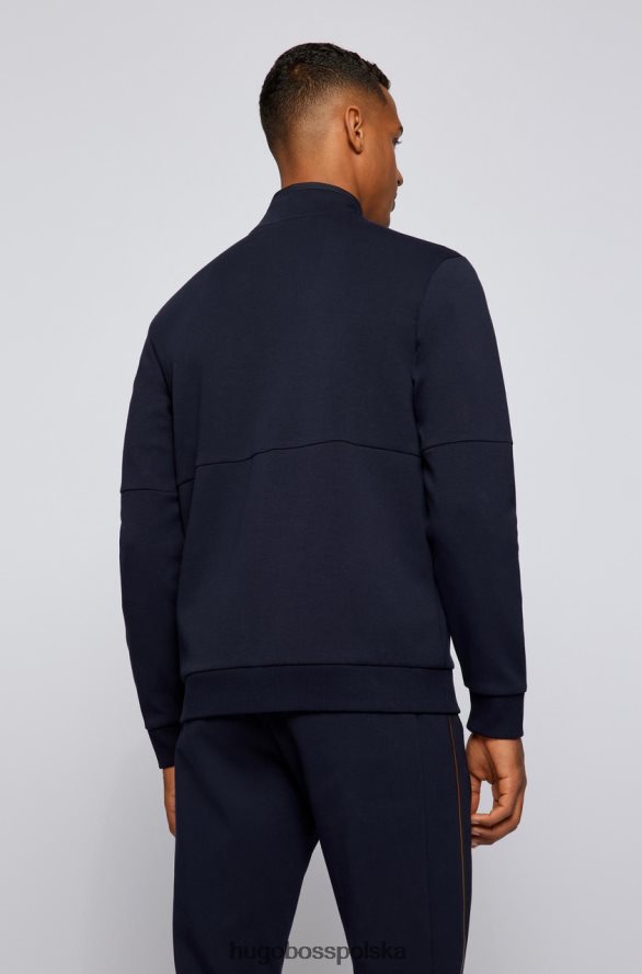 Hugo Boss jersey skaz 50465937 ciemnoniebieski ciemnoniebieski/beżowy R0X0H6101