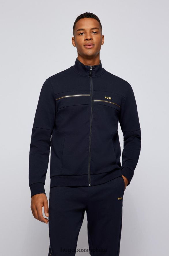 Hugo Boss jersey skaz 50465937 ciemnoniebieski ciemnoniebieski/beżowy R0X0H6101