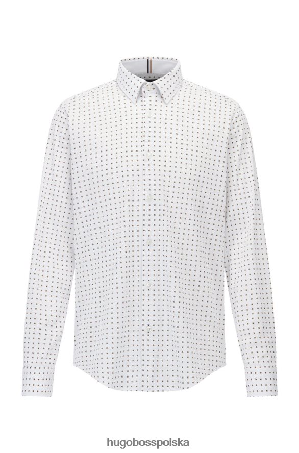 Hugo Boss koszula lukas 50468940 beżowa beżowy R0X0H6110
