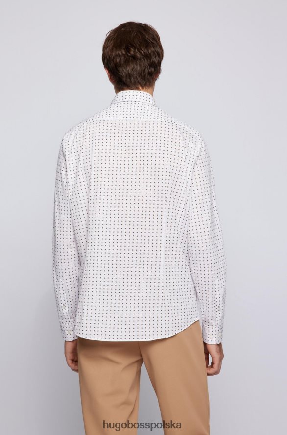 Hugo Boss koszula lukas 50468940 beżowa beżowy R0X0H6110