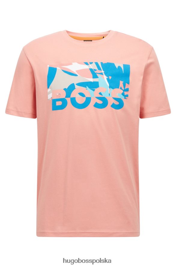 Hugo Boss koszulka myśląca 50469663 ciemnoniebieski ciemnoniebieski/jasnoczerwony R0X0H621