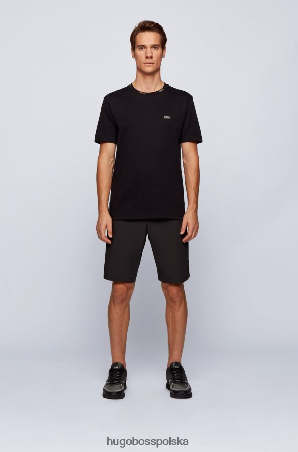 Hugo Boss koszulka tee złota 50448686 czarna czarny/granatowy R0X0H6242